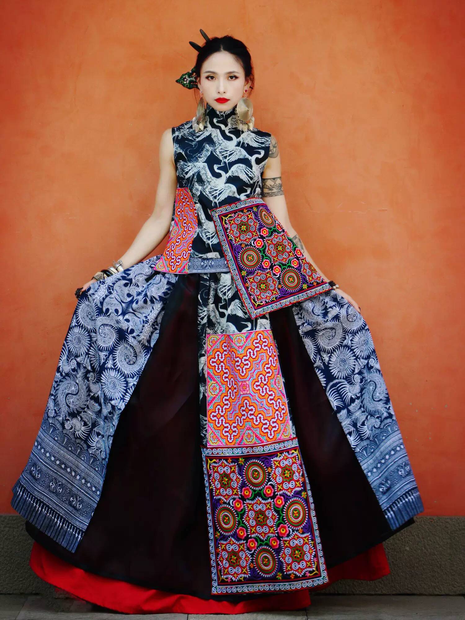 Ethnic Style - Conjunto Tradicional de Ropa para Niñas