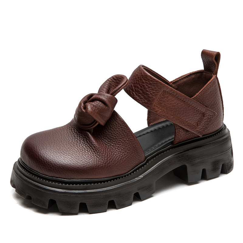 Ethnic Fashion In - Zapatos de Plataforma con Nudo Étnico