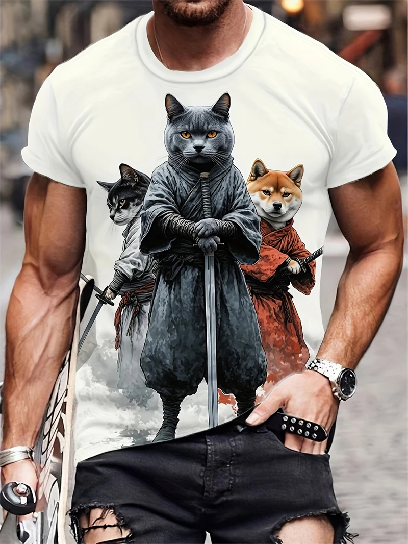 Fashion Ethnic Wear For Men - Camiseta de Hombre con Estampado Tribal