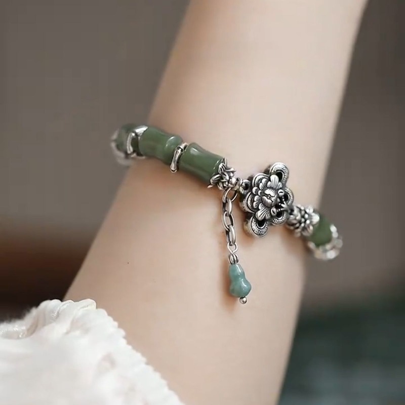 Ethnic Wear Fashion Designer - Nueva Pulsera de Bambú con Cuentas