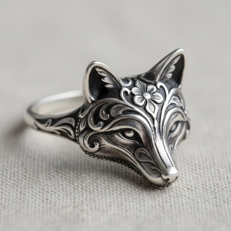 Anillos Jianjie Vintage con Gr - Ethnic Wear Fashion Designer reseña y precio