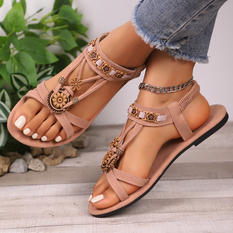 Sandalias de suela blanda de v - Ethnic Fashion In reseña y precio