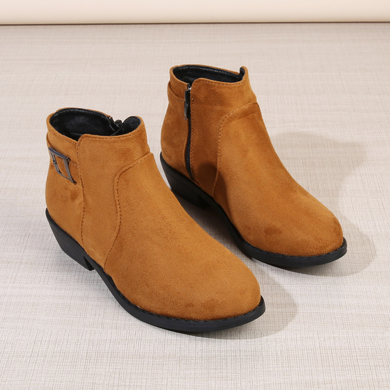 Botas de tacón cuadrado con pu - Ethnic Styling Tips reseña y precio