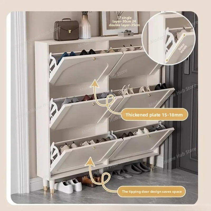 Mueble zapatero estilo crema,  - Ethnic Styling Tips reseña y precio