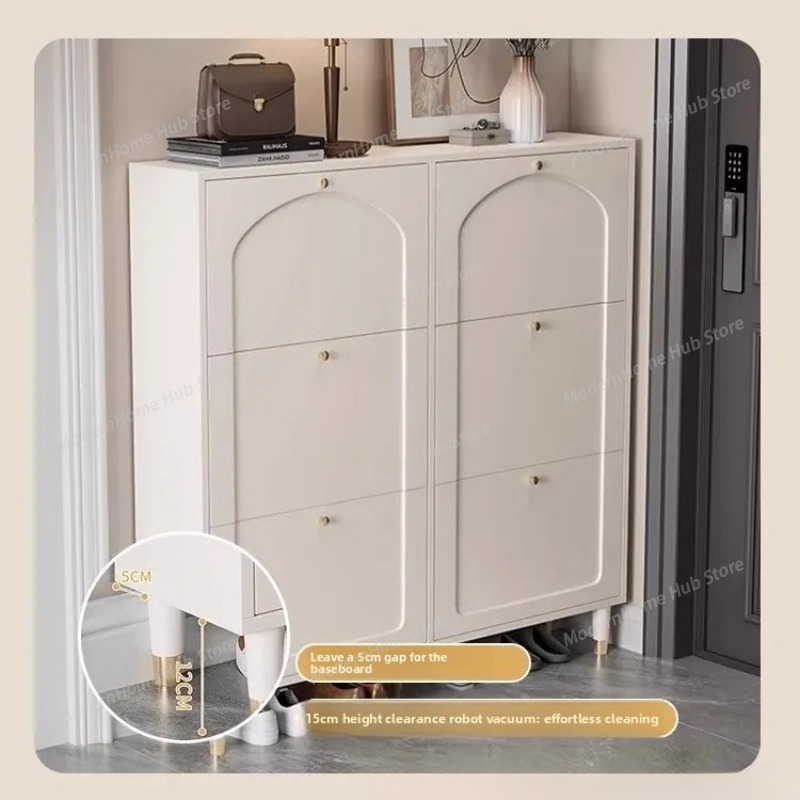 Mueble zapatero estilo crema,  - Ethnic Styling Tips reseña y precio