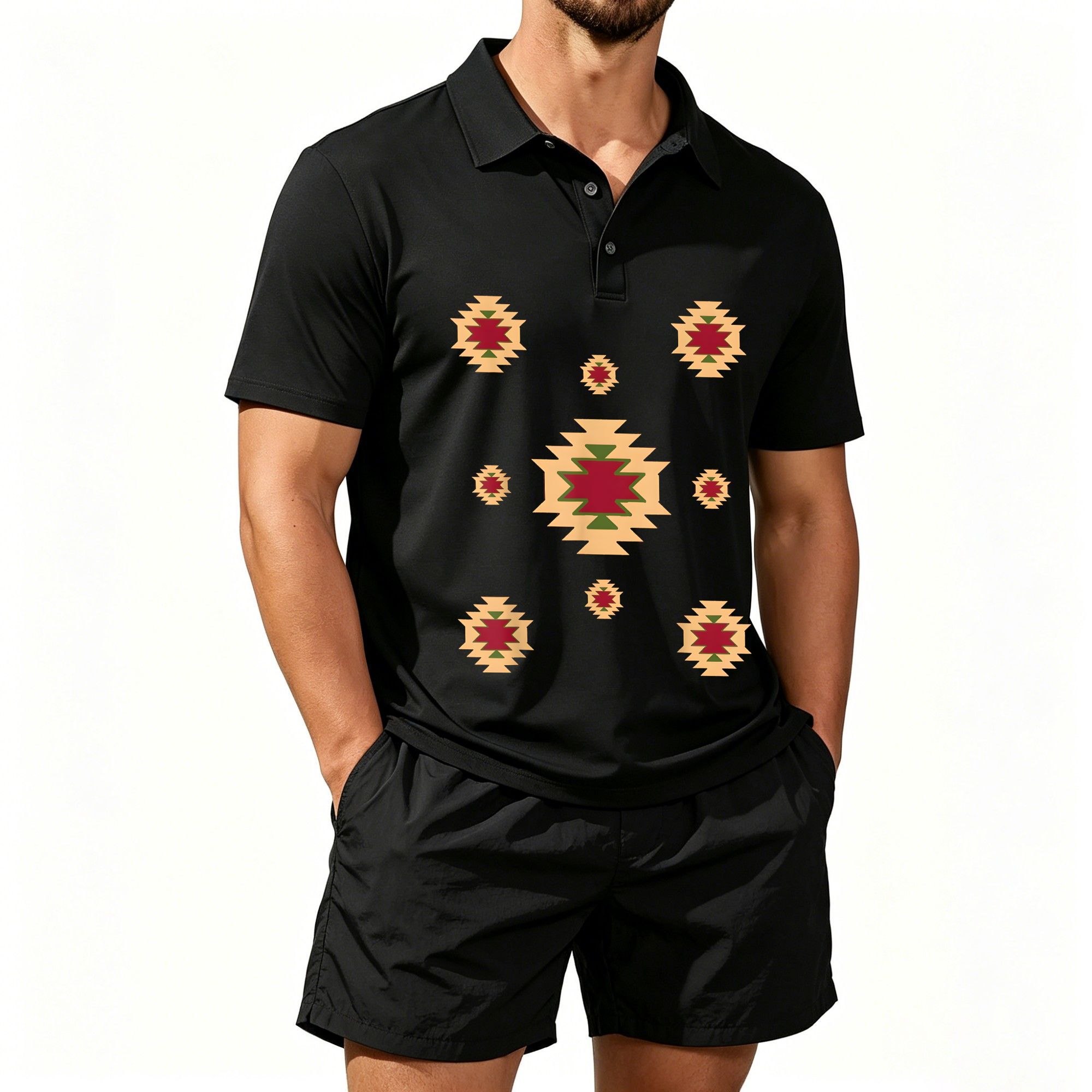 Conjunto de Camiseta Polo de M - Ethnic Style reseña y precio