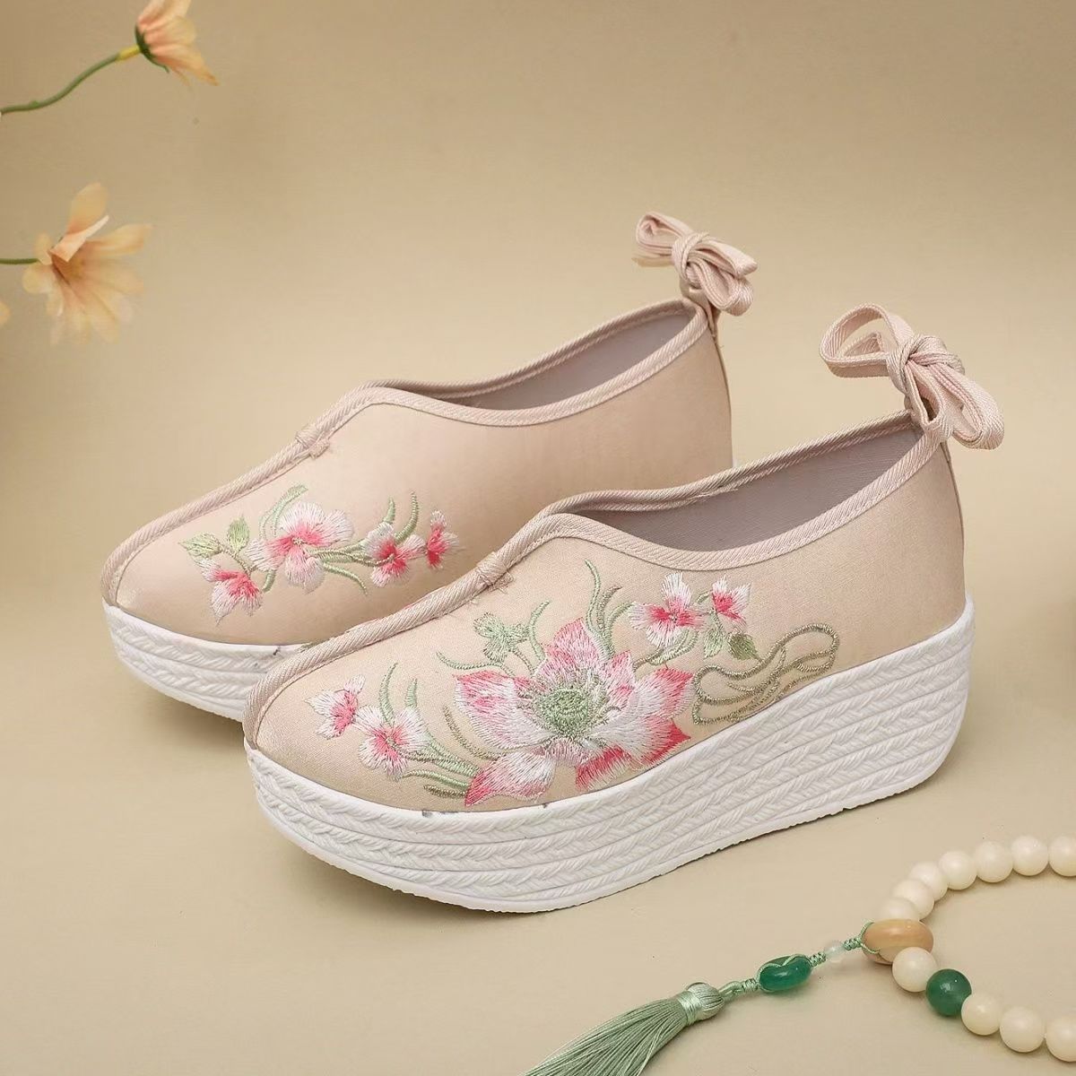 Zapatos de cuña de estilo étni - Ethnic Style reseña y precio