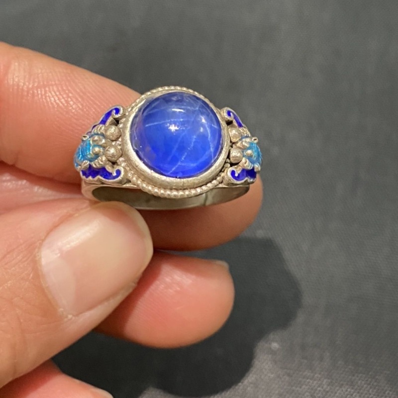 Anillo Abierto Étnico Cloisonn - Ethnic Wear Fashion Designer reseña y precio