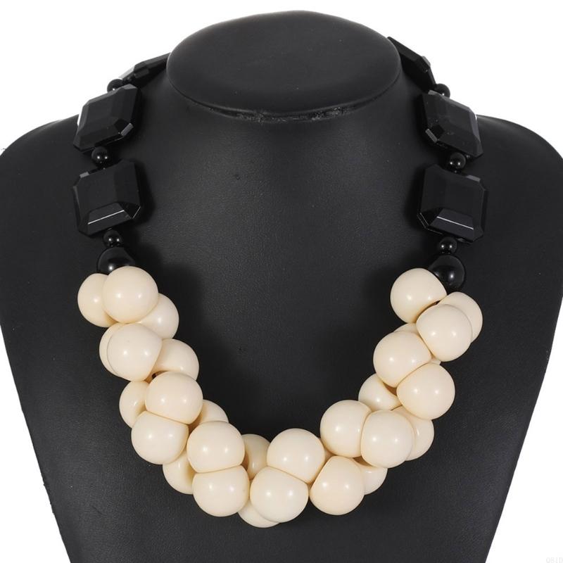 Collar cuentas resina capa fes - Ethnic Wear Fashion Designer reseña y precio