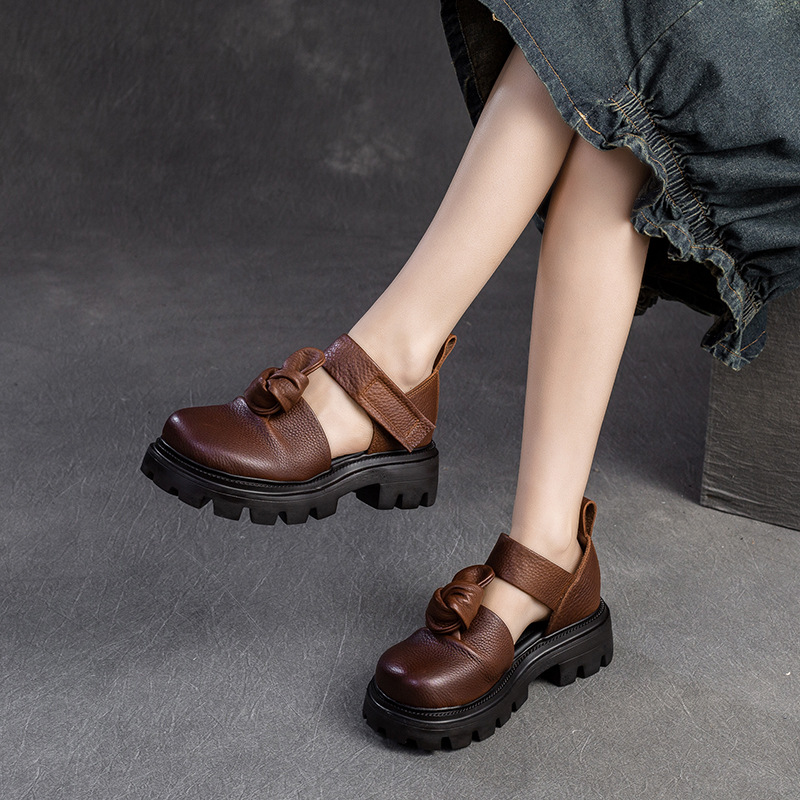 Zapatos de Plataforma con Nudo - Ethnic Fashion In reseña y precio
