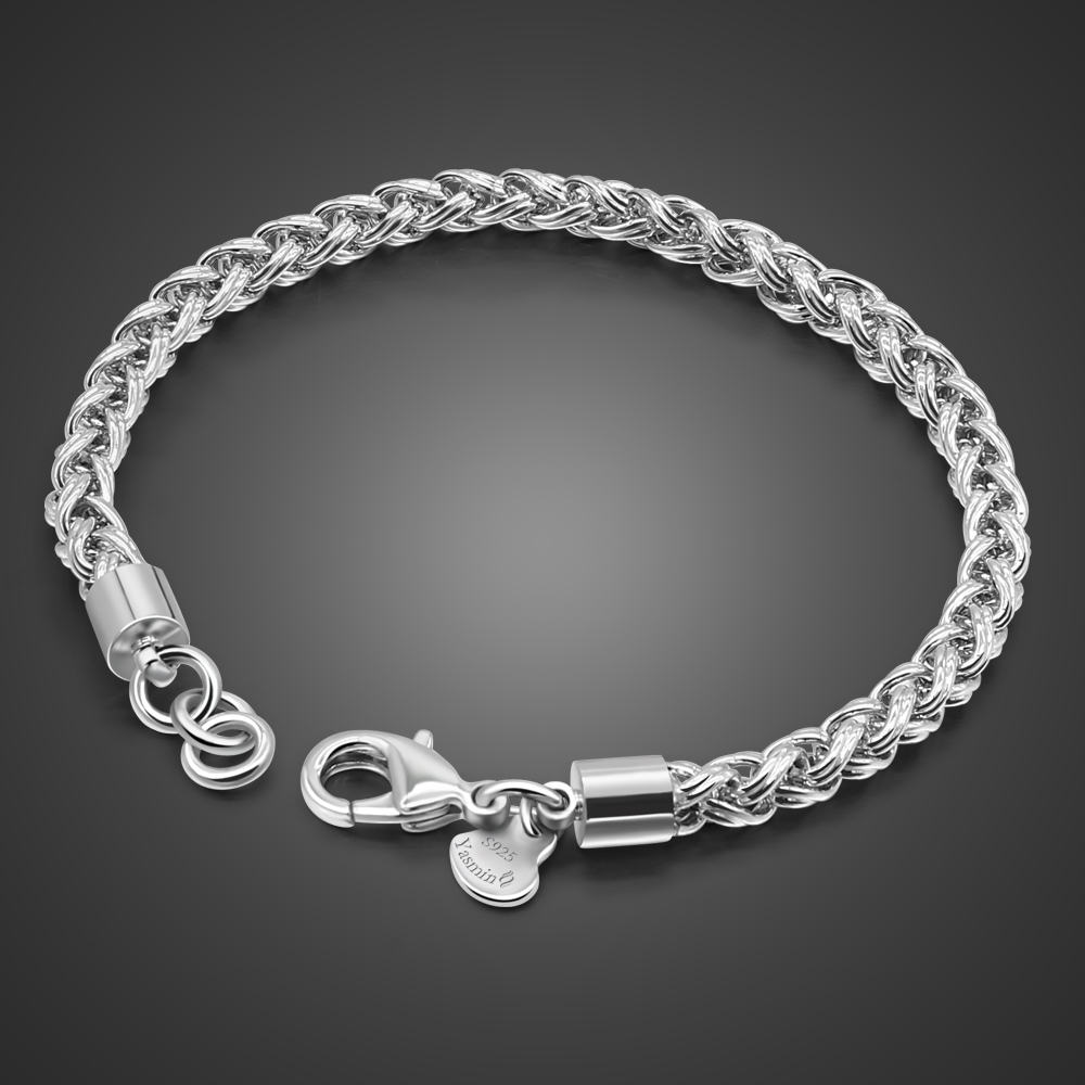 Pulsera de plata sólida 925 pa - Fashion Ethnic Wear For Men reseña y precio