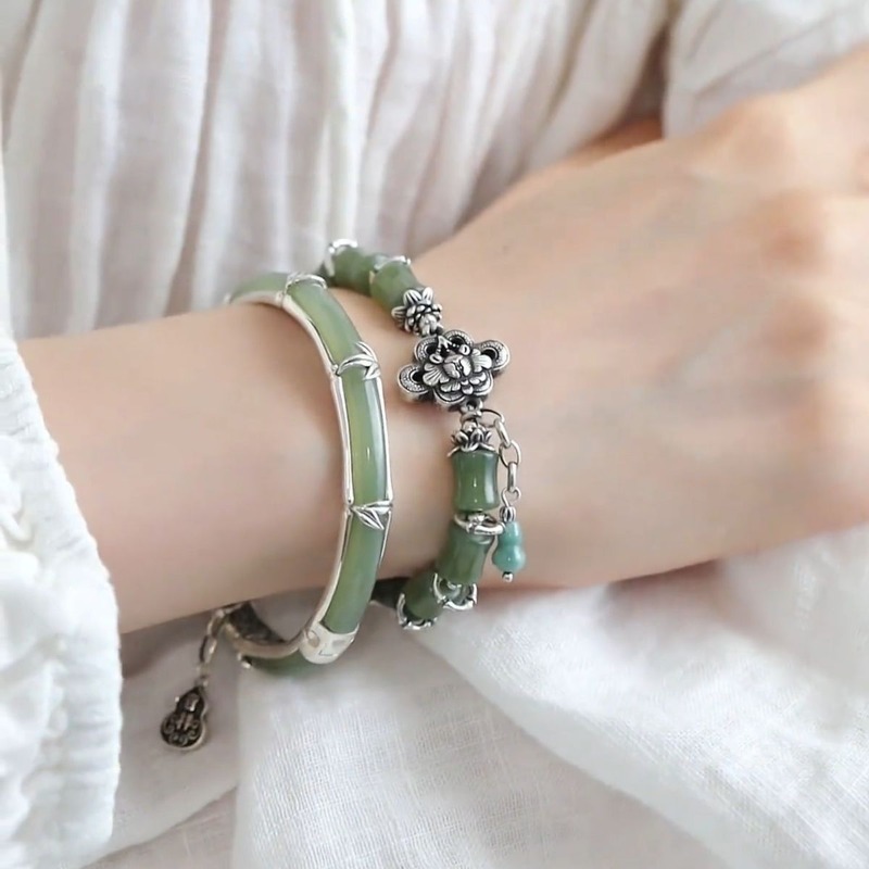 Nueva Pulsera de Bambú con Cue - Ethnic Wear Fashion Designer reseña y precio