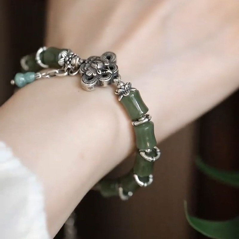 Nueva Pulsera de Bambú con Cue - Ethnic Wear Fashion Designer reseña y precio