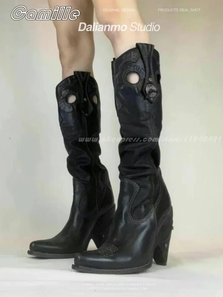 2025 Botas sexy plisadas que c - Ethnic Fashion In reseña y precio
