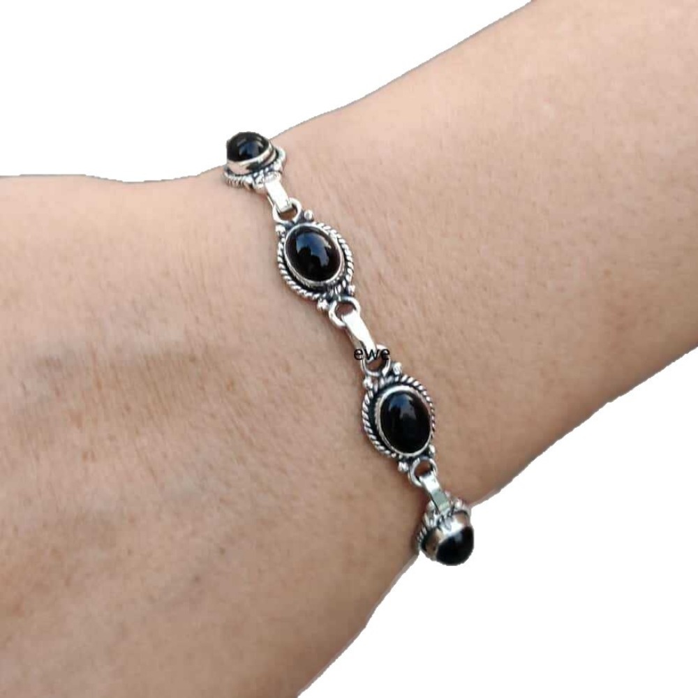 Pulseras Ajustables de Plata c - Fashion Ethnic Wear For Men reseña y precio