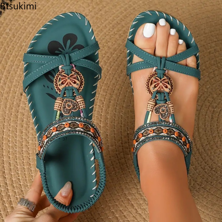 Sandalias Bohemias para Mujer, - Ethnic Fashion In reseña y precio