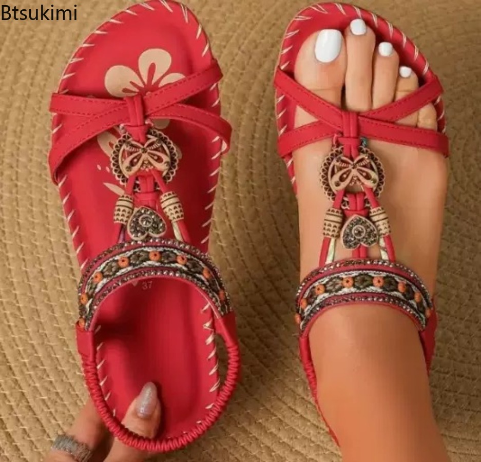 Sandalias Bohemias para Mujer, - Ethnic Fashion In reseña y precio