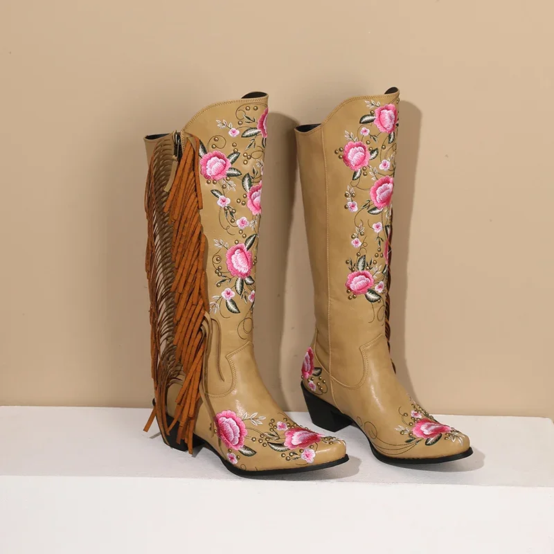 Botas hasta la rodilla occiden - Ethnic Fashion In reseña y precio