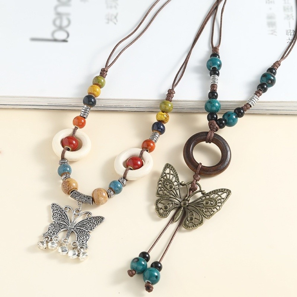 Colgante de mariposa de estilo - Ethnic Wear Fashion Designer reseña y precio
